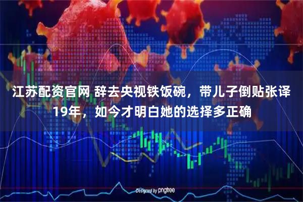 江苏配资官网 辞去央视铁饭碗，带儿子倒贴张译19年，如今才明白她的选择多正确